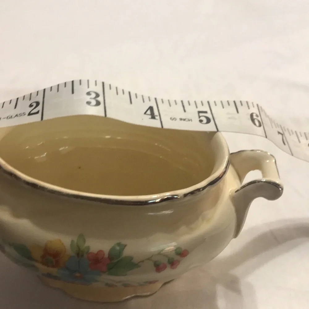 Homer Laughlin Virginia Rose Sugar and Creamer